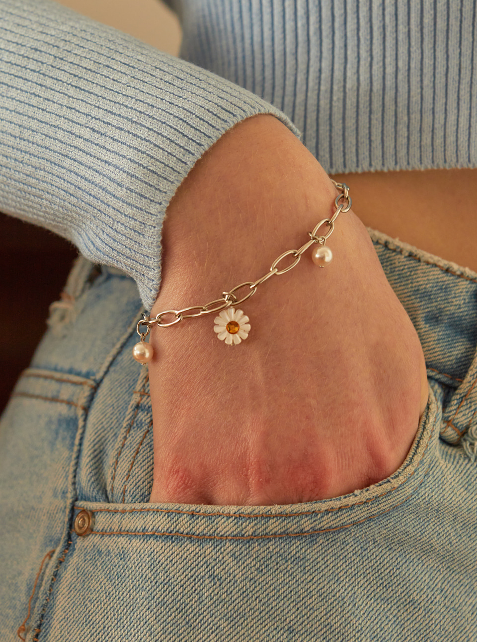 Fleur mother chain bracelets